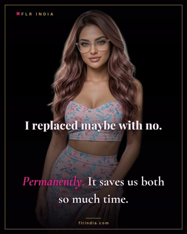 Strict femdom caption — she permanently replaced maybe with no; it saves them both so much time.