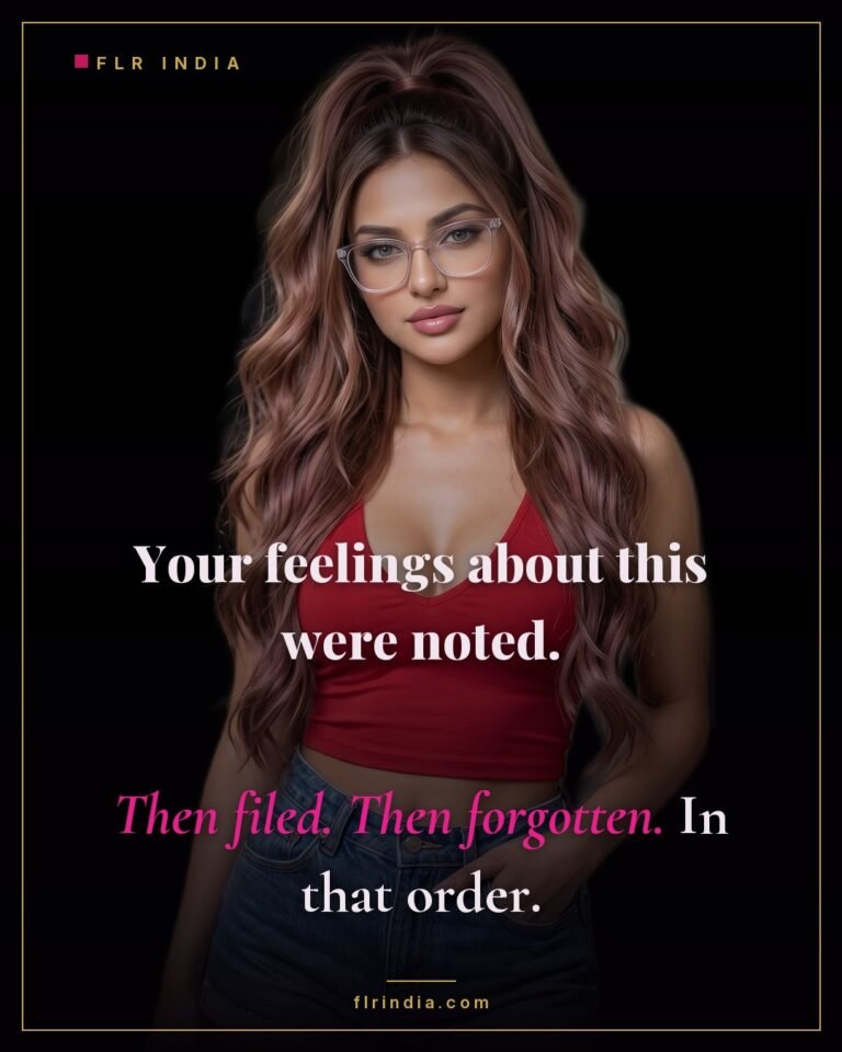 Strict FLR chastity caption — strict wife notes, files, and forgets her husband's feelings about his denial.