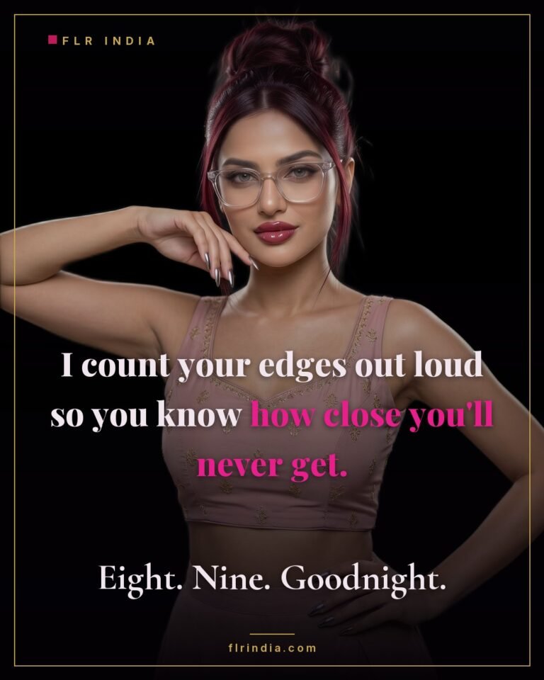 Tease and denial caption — wife counts her husband's edges aloud and sends him to bed unfinished.