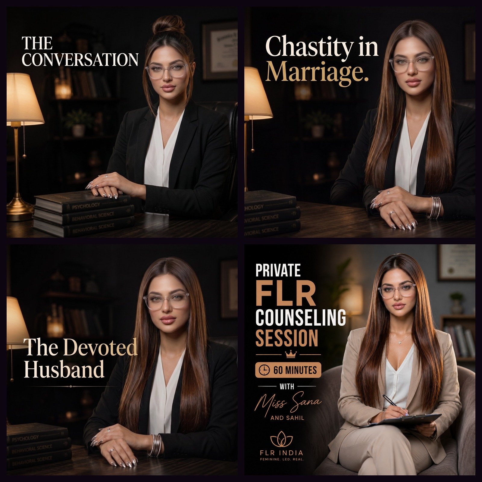 All three courses for him plus a private one hour counseling session with Miss Sana.