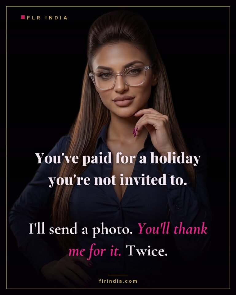Findom caption — the paypig funds a holiday he will only ever see photographs of.