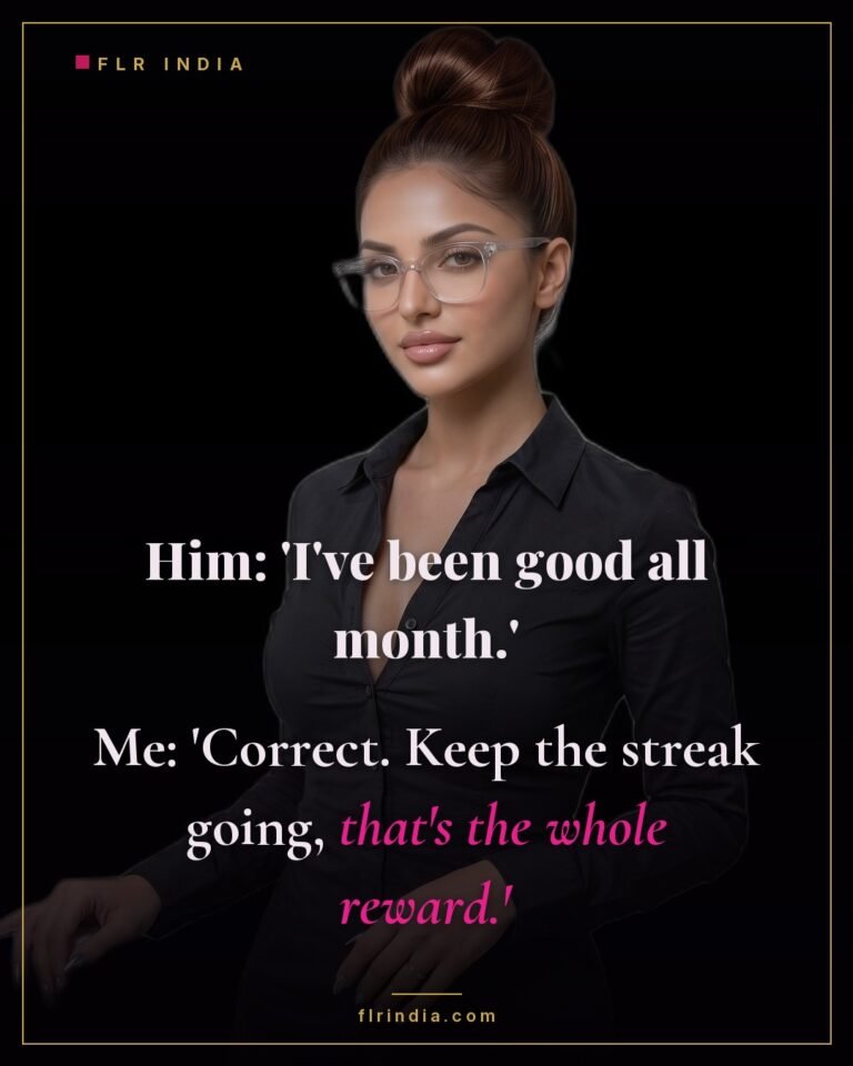 FLR meme — his reward for a month of good behaviour is another month of it.