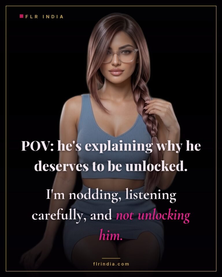FLR meme — she listens patiently to his case for release and refuses anyway.