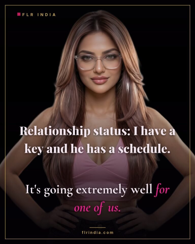 FLR meme — she holds the key, he holds the schedule, and it suits her perfectly.