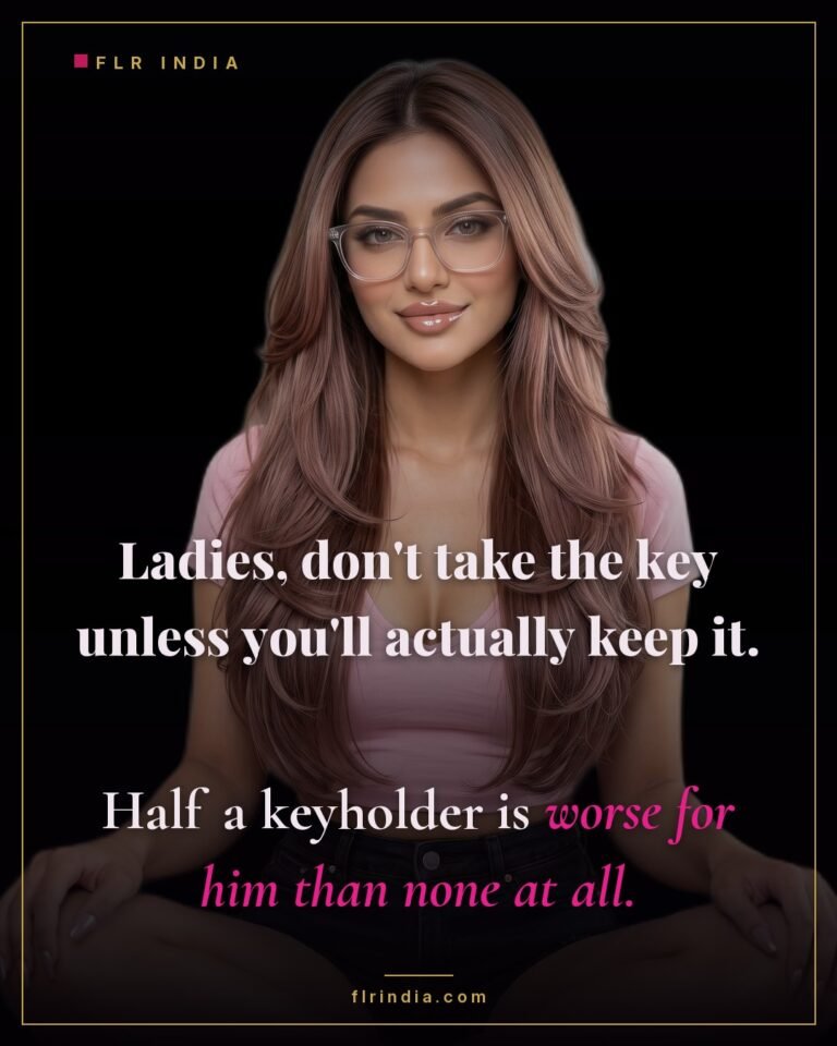 FLR tips caption — an inconsistent keyholder is worse than no keyholder.