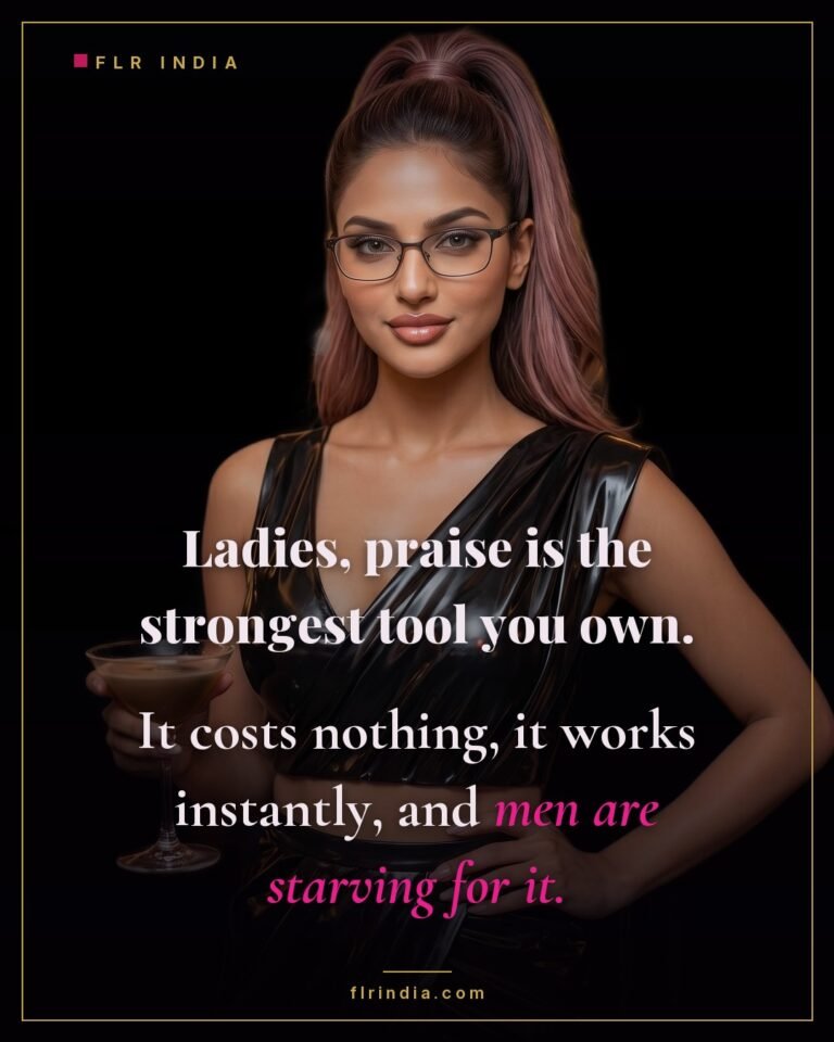 FLR tips caption — praise is the cheapest and most powerful tool a dominant wife has.