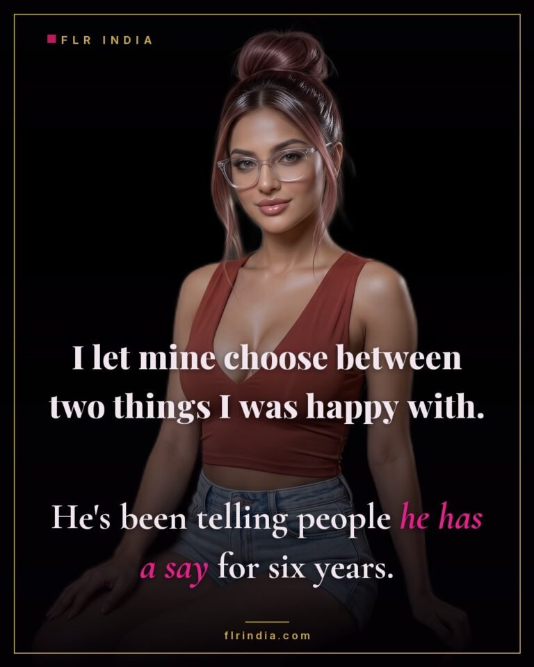 FLR tips caption — offering two acceptable options lets a husband feel consulted.