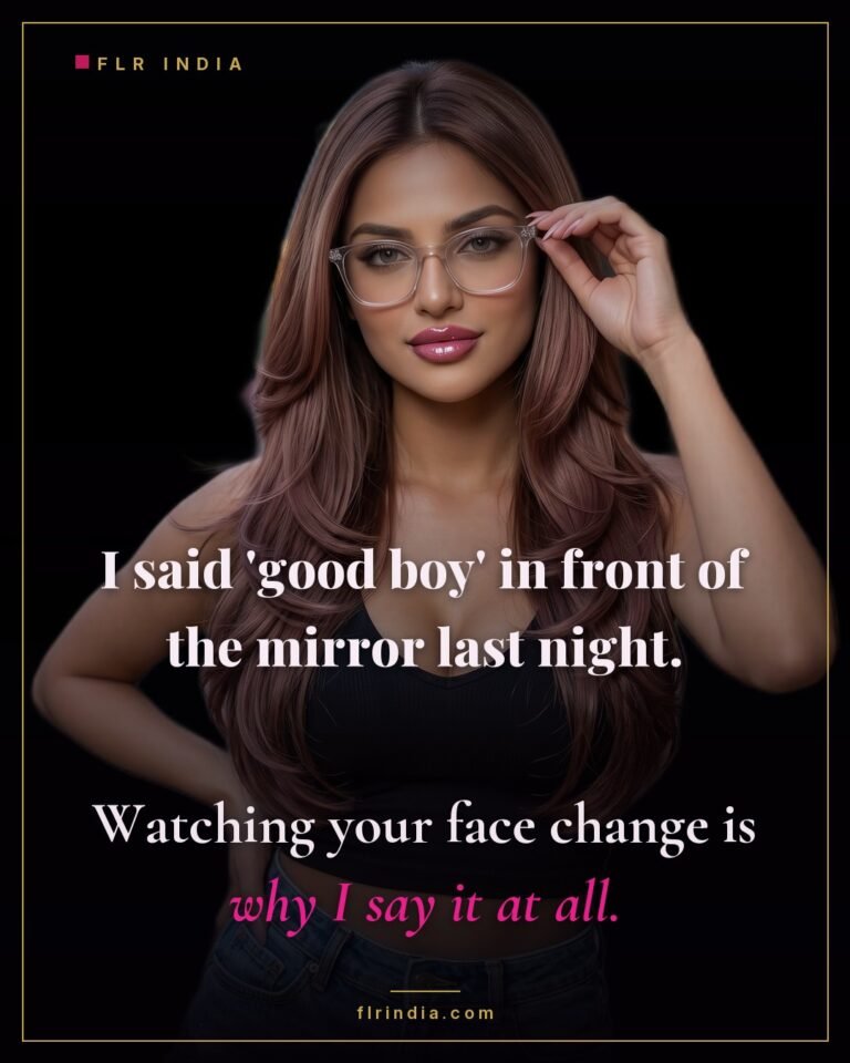 Good boy caption — wife watches her husband's face change when she praises him.