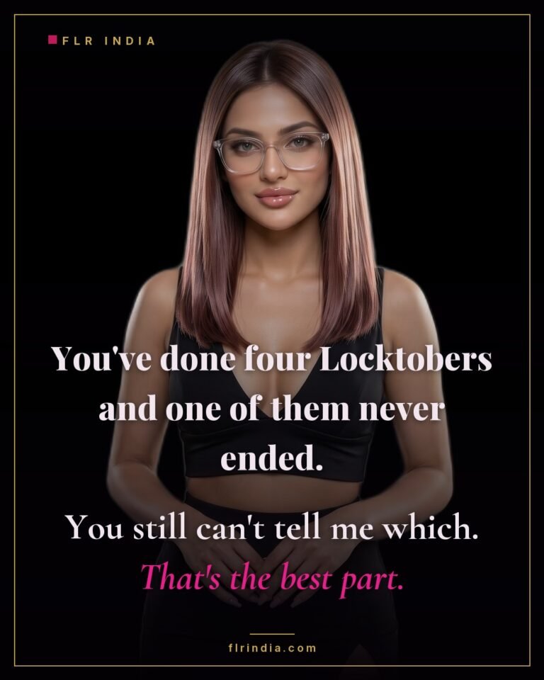 Locktober caption — one of his Locktobers quietly never finished.
