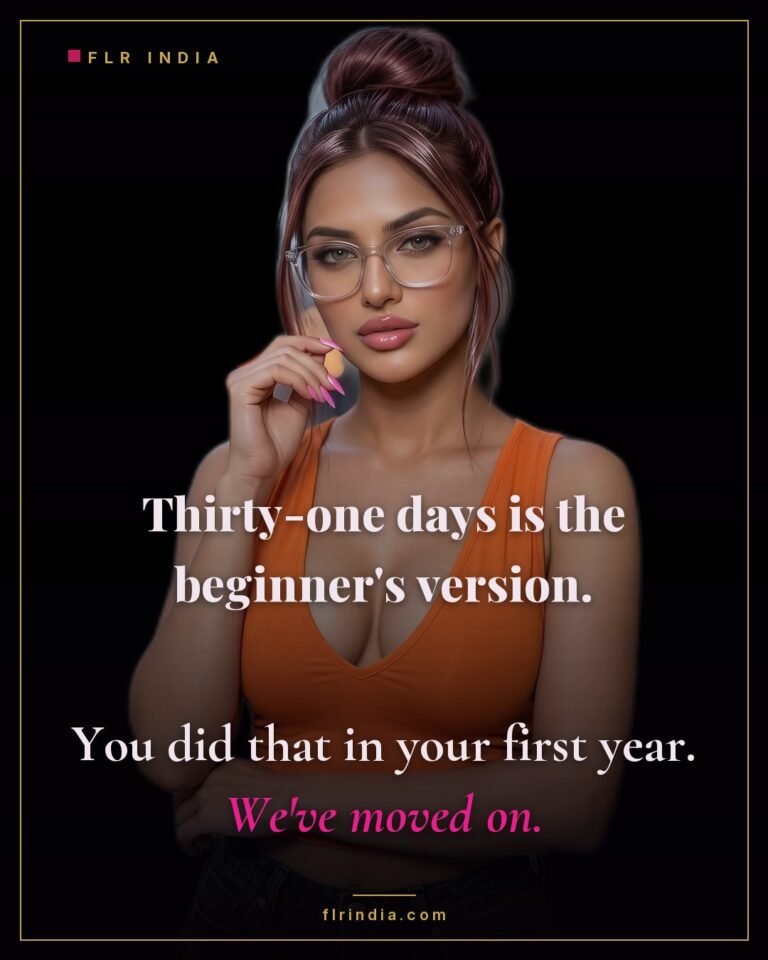 Locktober caption — a single locked month is only the beginner's version of Locktober.
