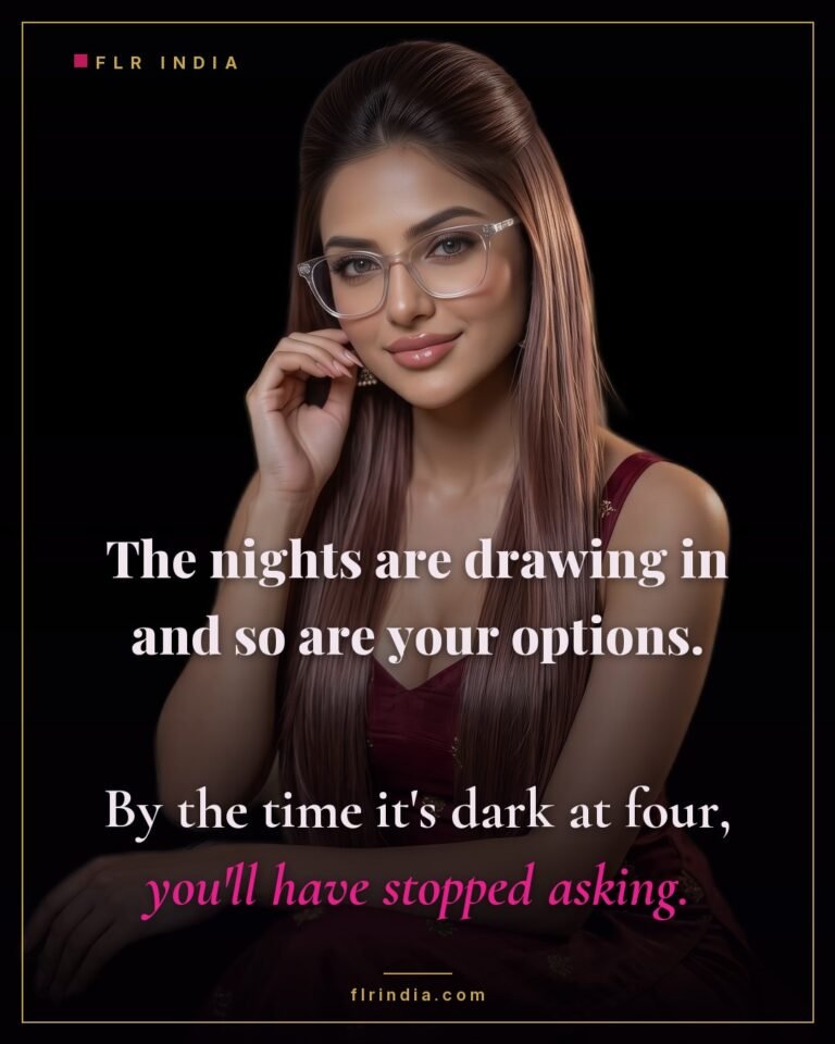 Locktober caption — as the October nights get darker he stops asking to be released.
