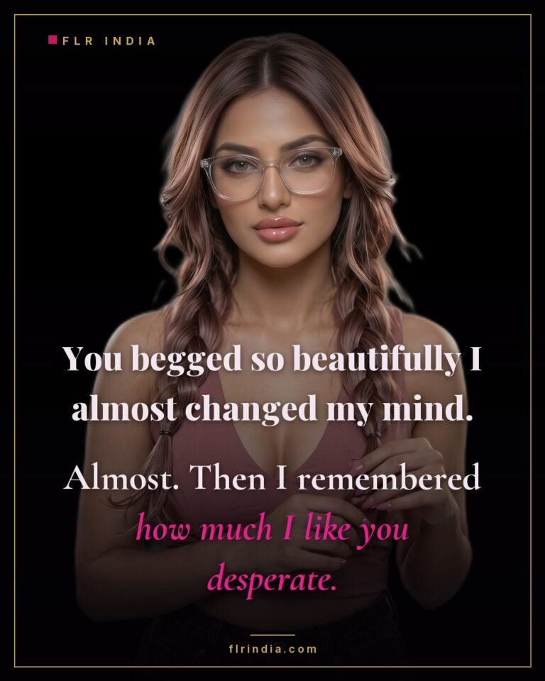Orgasm denial caption — his begging almost worked, until she remembered she prefers him desperate.