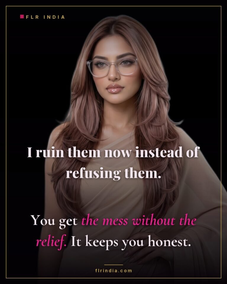 Orgasm denial caption — ruined orgasms give him the mess and none of the relief.