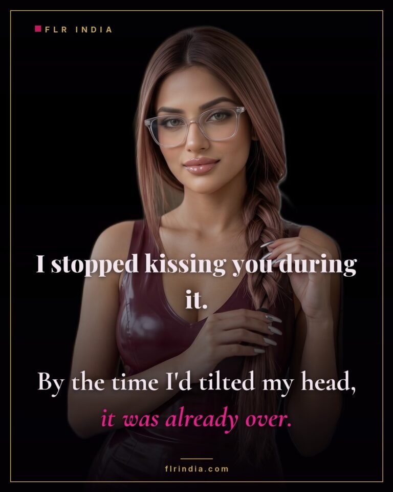 Premature ejaculation caption — it ends before she can even lean in.