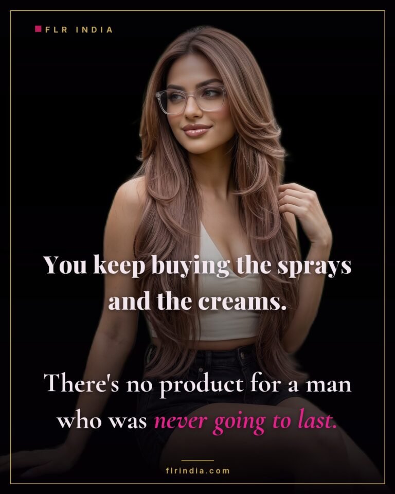 Premature ejaculation caption — no product fixes a man who was never going to last.