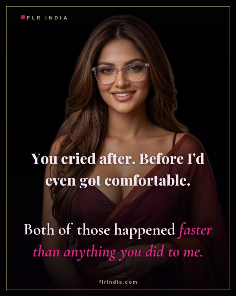 Premature ejaculation caption — even his crying was quicker than the sex.