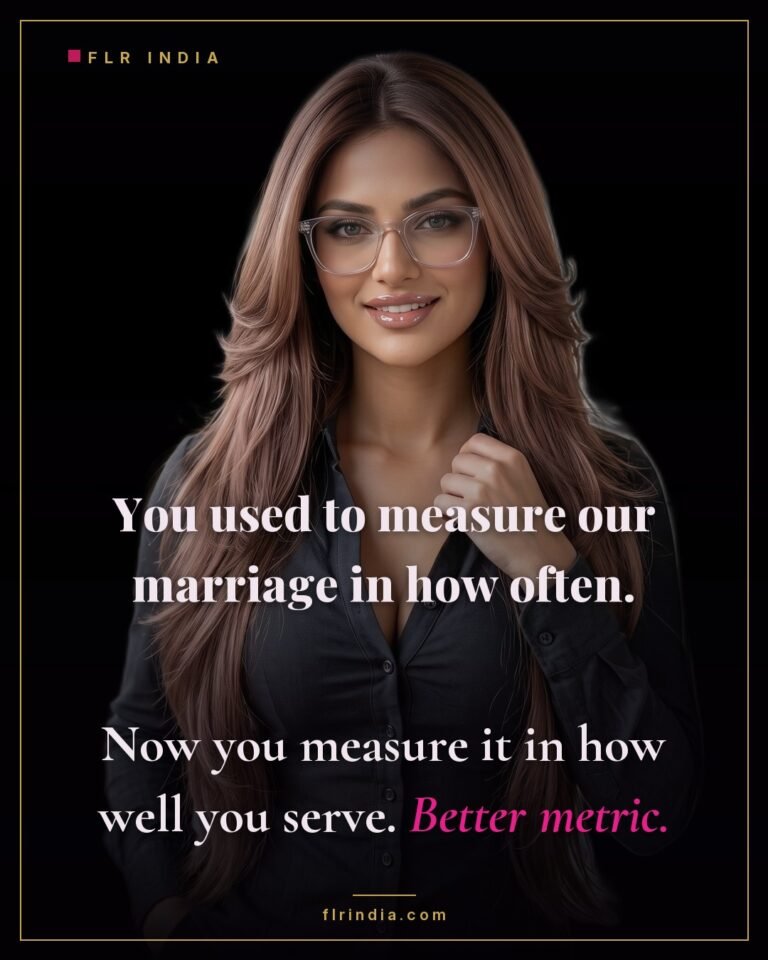 Pussy free caption — the marriage is measured by service instead of frequency.