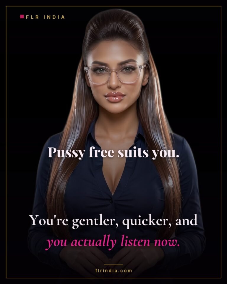 Pussy free caption — wife says her husband is gentler and more attentive without access.