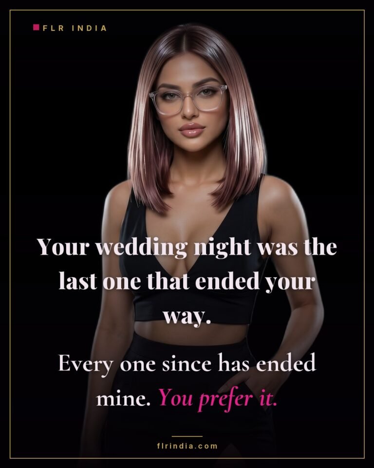 Pussy free caption — every night since the wedding has ended on her terms.
