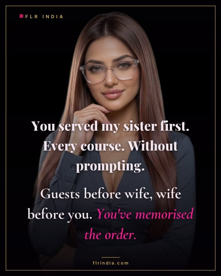 Secret sister caption — he has memorised the household order of precedence.