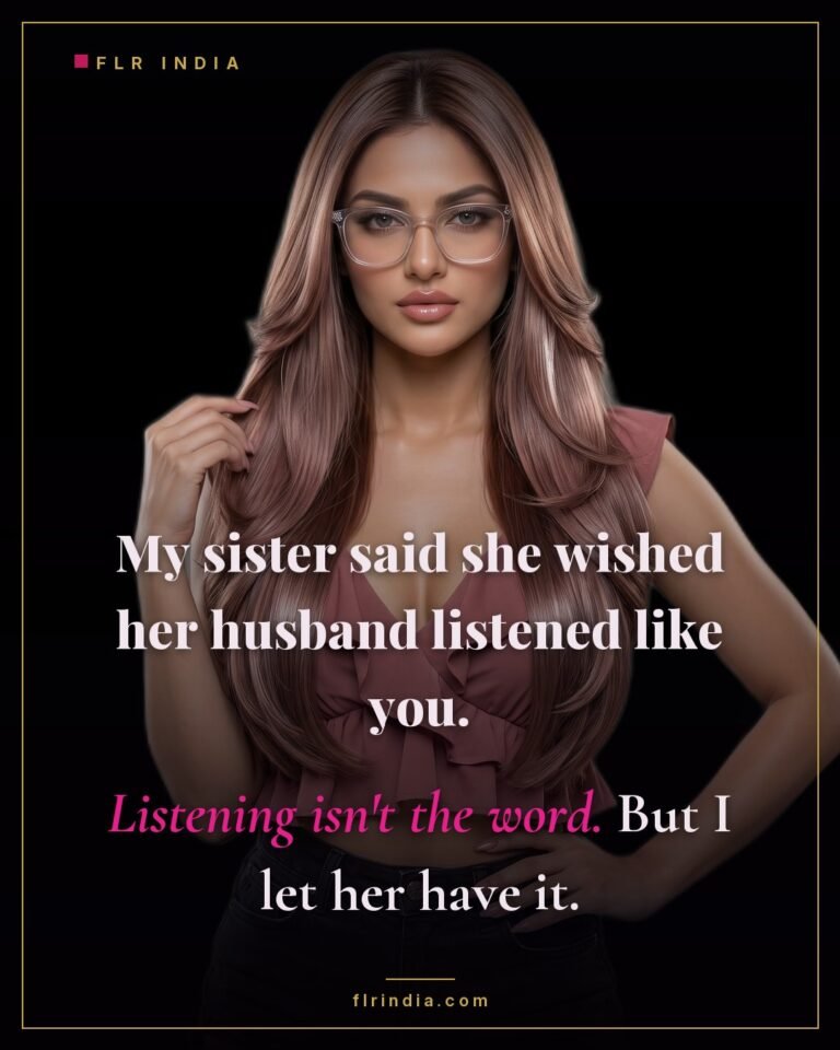 Secret sister caption — what her sister calls listening is obedience.