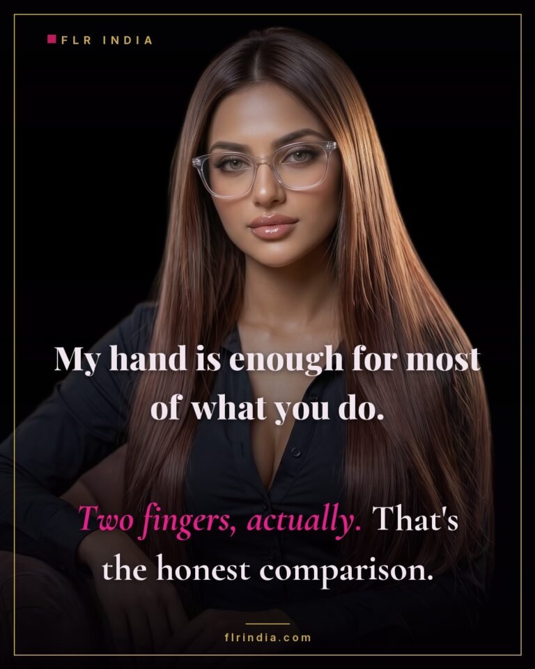 Small penis humiliation caption — two fingers match everything he can manage.