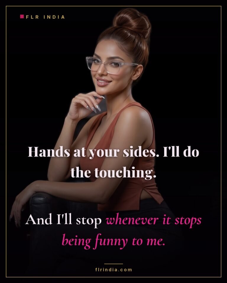 Tease and denial caption — wife controls every touch and stops on her own whim.