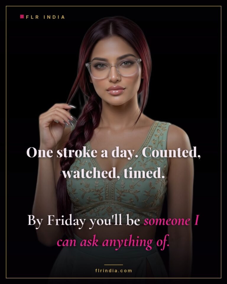 Tease and denial caption — a single counted stroke a day makes him completely pliable.