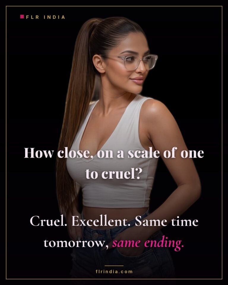 Tease and denial caption — she measures how close she got him and repeats it tomorrow.