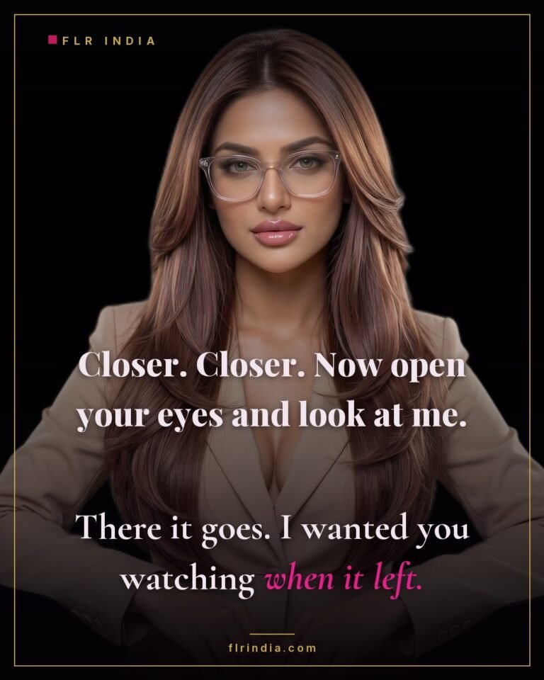 Tease and denial caption — she makes him watch her as the orgasm slips away.