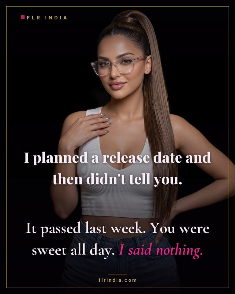 Intimate wife-voice caption — his release date came and went without him knowing.