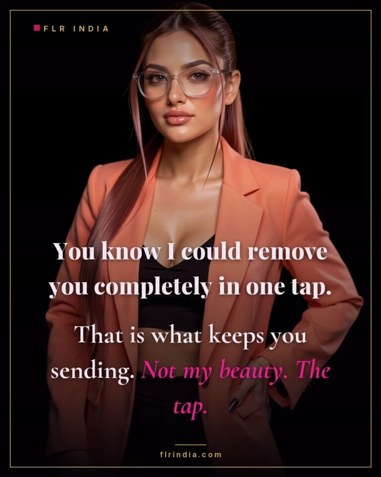 Findom caption: the threat of removal is what sustains the paypig's payments.