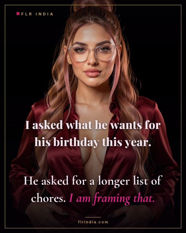 FLR meme caption: a devoted husband asks for more duties as a birthday gift.