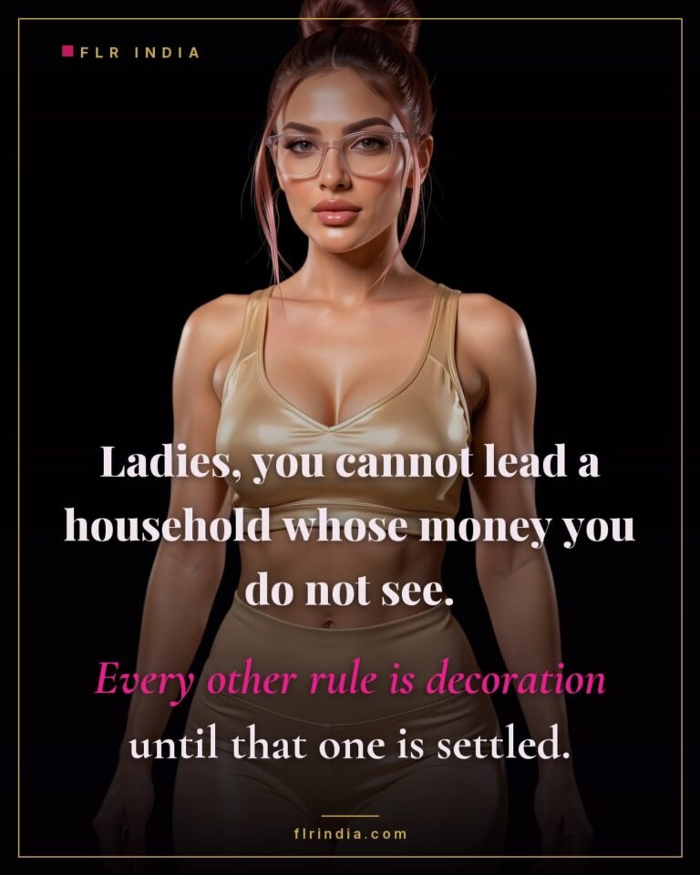FLR tips caption: financial visibility underpins every other rule.