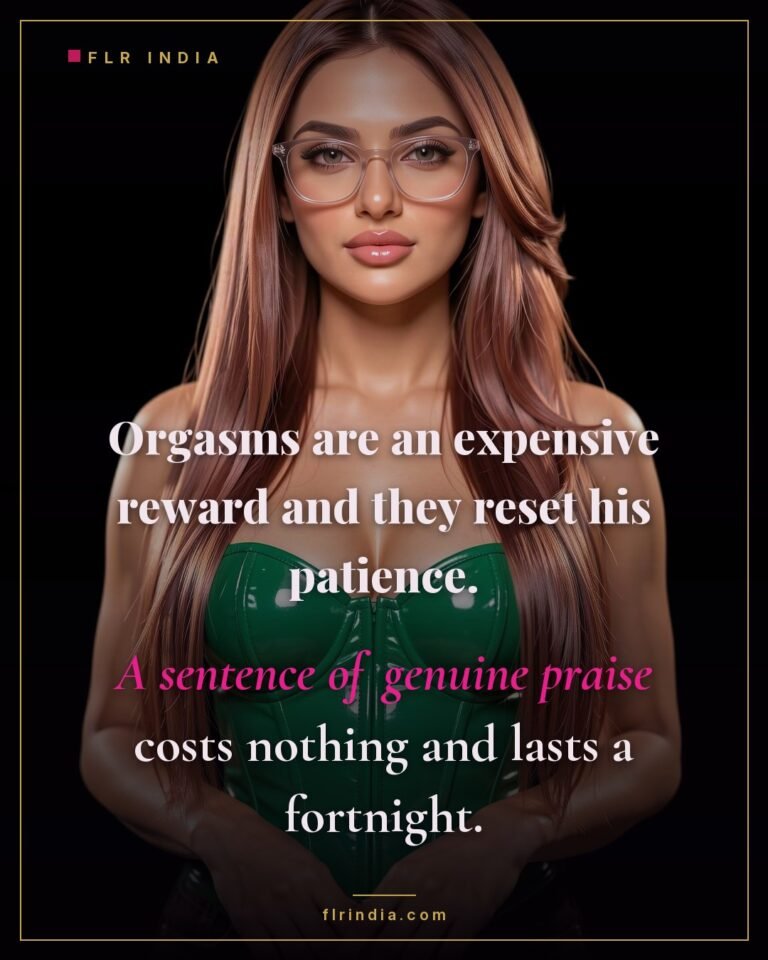 FLR tips caption: praise outperforms release as a reward.