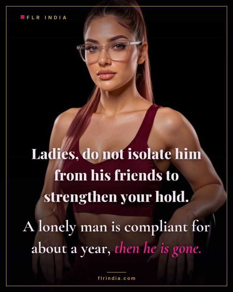 FLR tips caption: isolating a submissive partner backfires within a year.