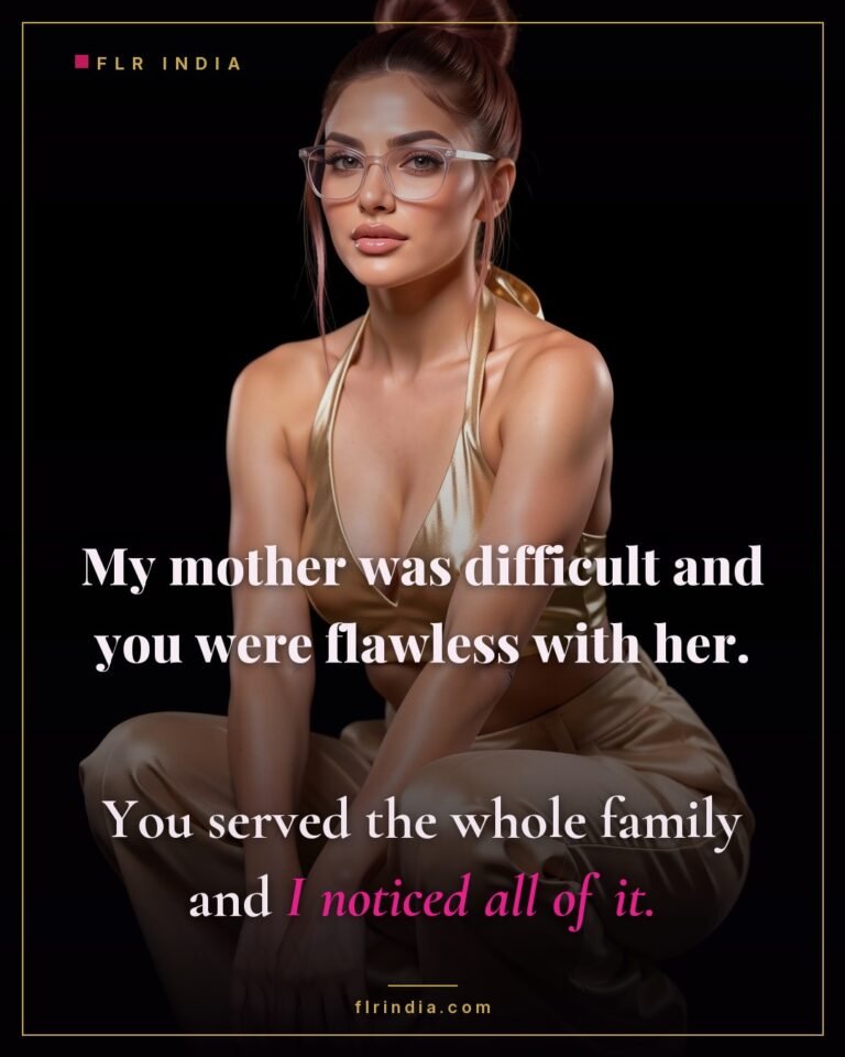 Good boy caption: a devoted husband is faultless with his wife's family.