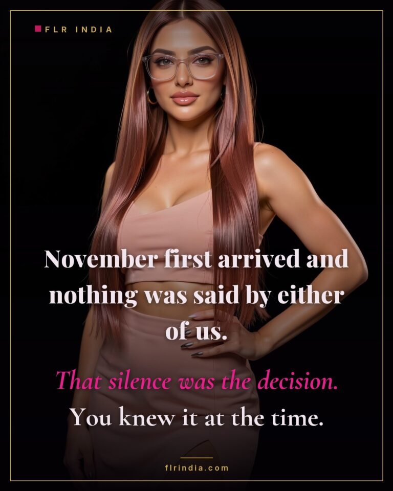 Locktober caption: the month ends and the arrangement silently continues.