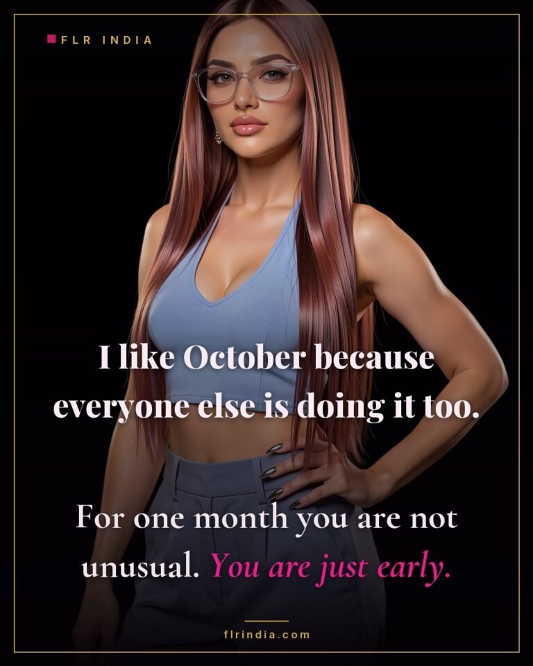 Locktober caption: the month makes a permanent arrangement feel ordinary.
