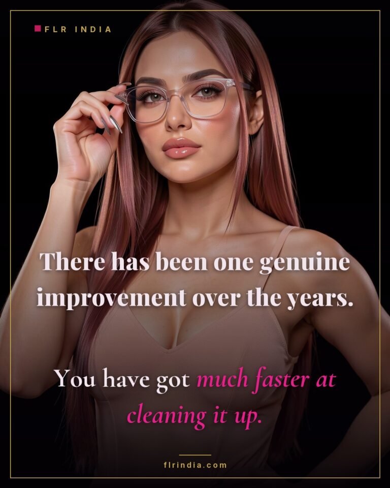 Premature ejaculation caption: the only skill he has developed is cleaning up.