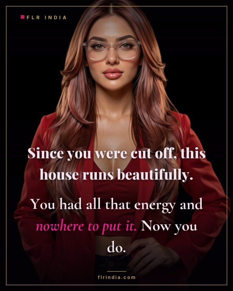 Pussy free caption: a husband's denied energy is redirected into the household.