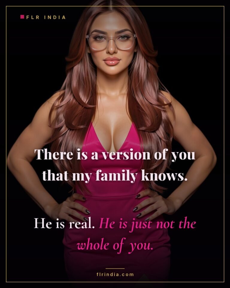 Secret sister caption: the public husband is genuine but incomplete.