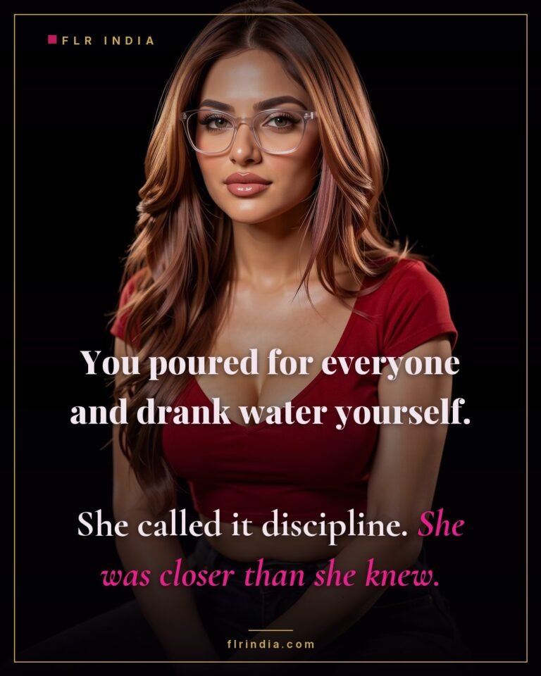 Secret sister caption: a house rule mistaken for personal discipline.